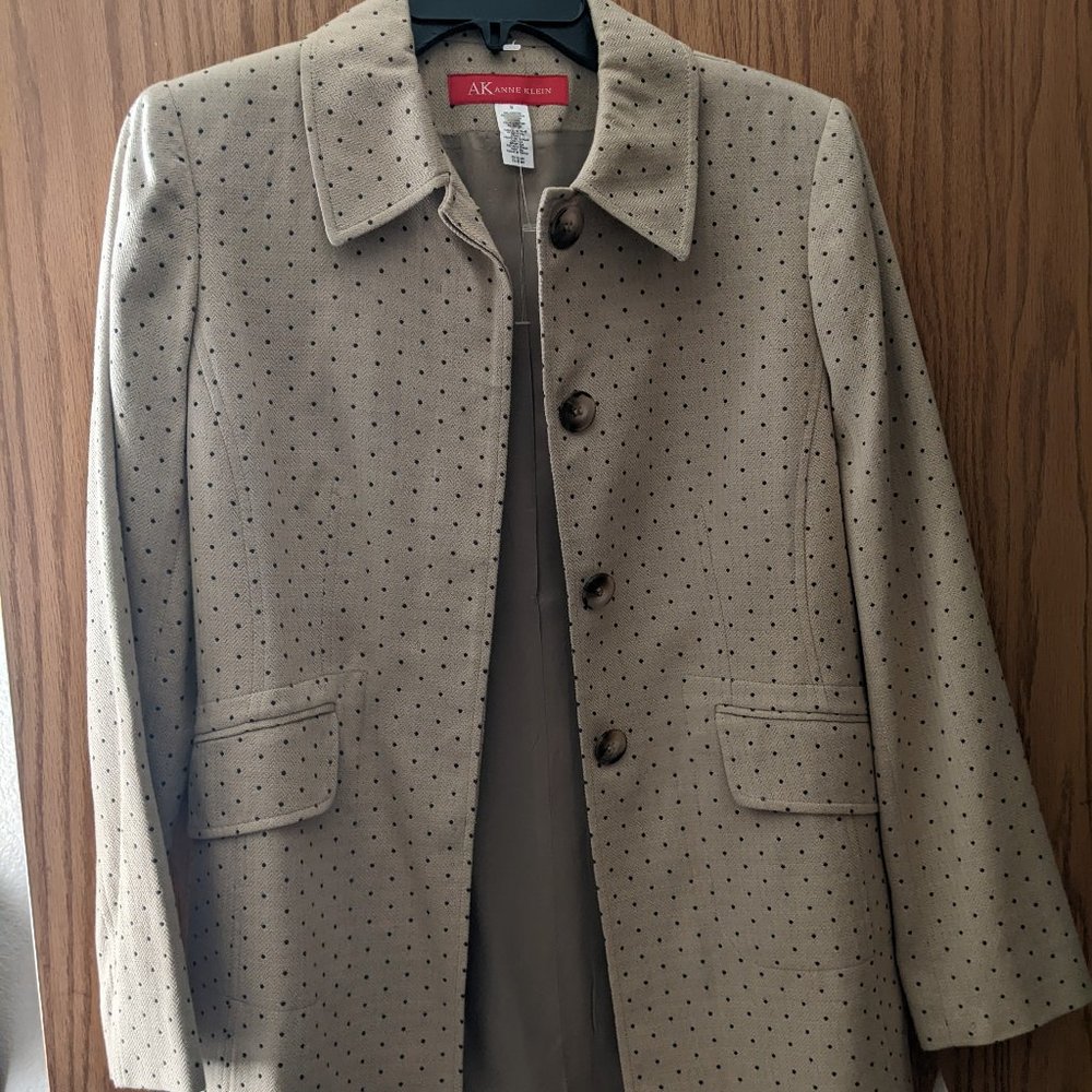 Brand new with tags Anne Klein Polkadot jacket